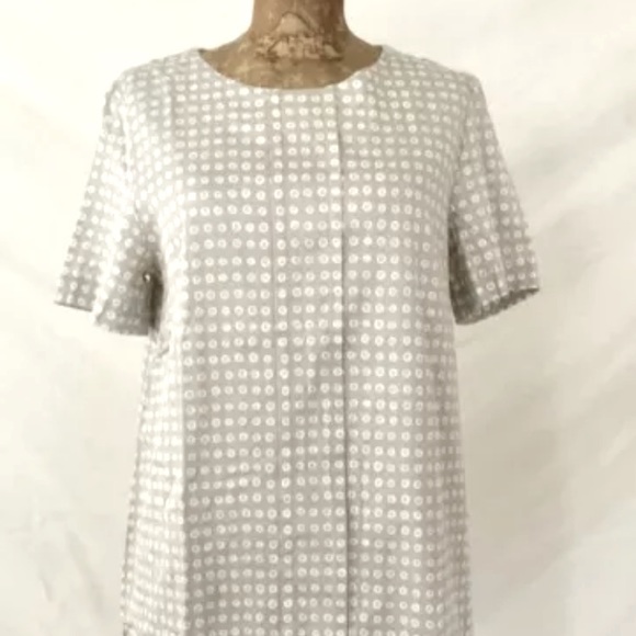 Marimekko Dresses & Skirts - *SOLD* Marimekko Kora 042260 Beige Cotton Blend Short Sleeves Dress Size 34